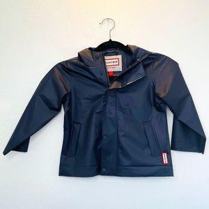 NWT Hunter Original NavyWaterproof Rain Jacket for Little Kids Size 3 - 4 Years